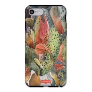 Rainbow trout iphone case.