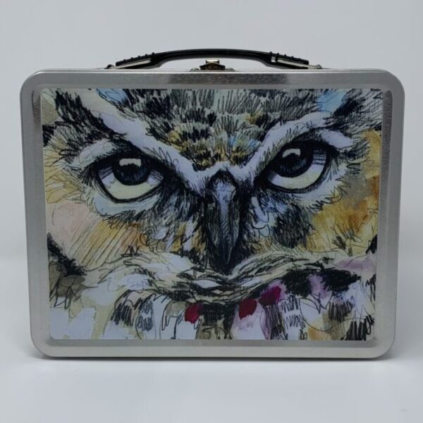 A Paint Box - Fox/Owl with an owl on it.