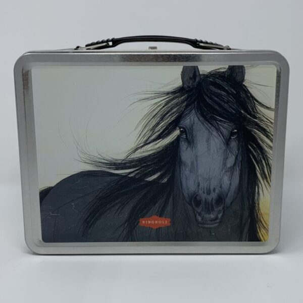 A Paint Box - Owl/Horse with a horse on it.