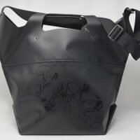 A EQPD 17" LastBag - Two Colors with a drawing on it.