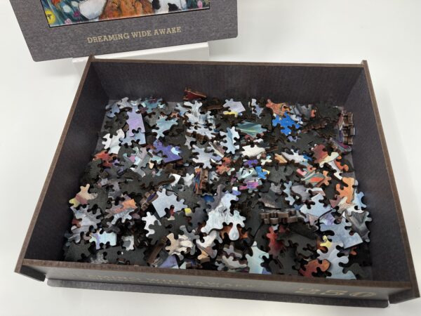 Dreaming Wide Awake" 250 piece wooden puzzle.