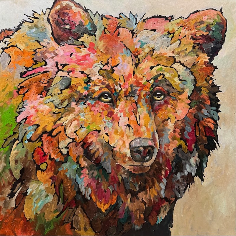 48 x 48 | $27000 | Ink & Oil on Canvas | Now Showing at Ringholz Studios